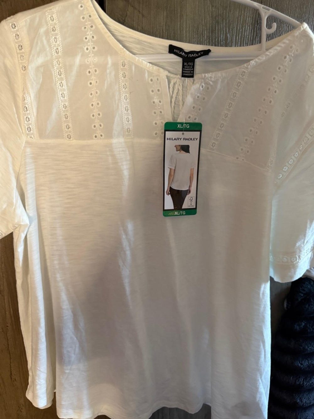 Hilary Radley Blouse Ptp~22” Length~ 23.5”